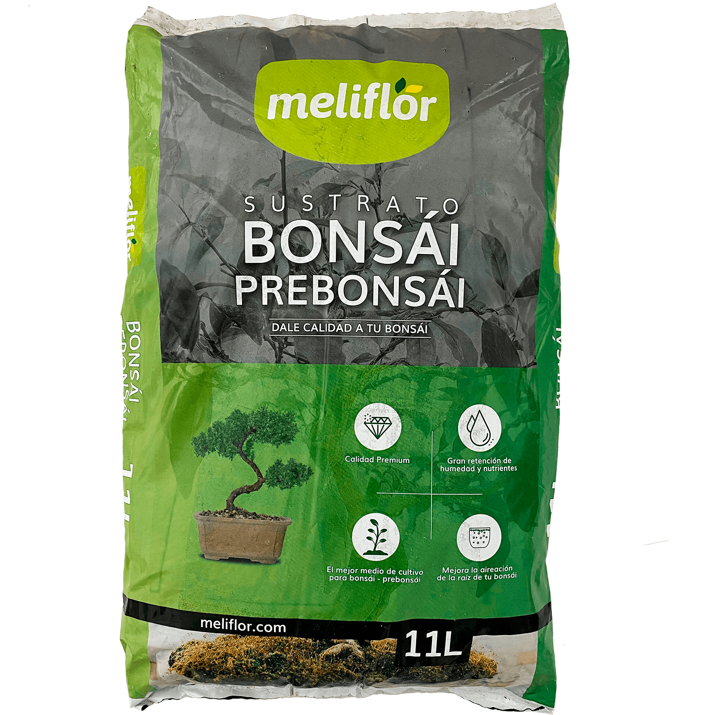 Sustrato Meliflor Pre Bonsai 11L Sustrato Meliflor Pre Bonsai 11L
