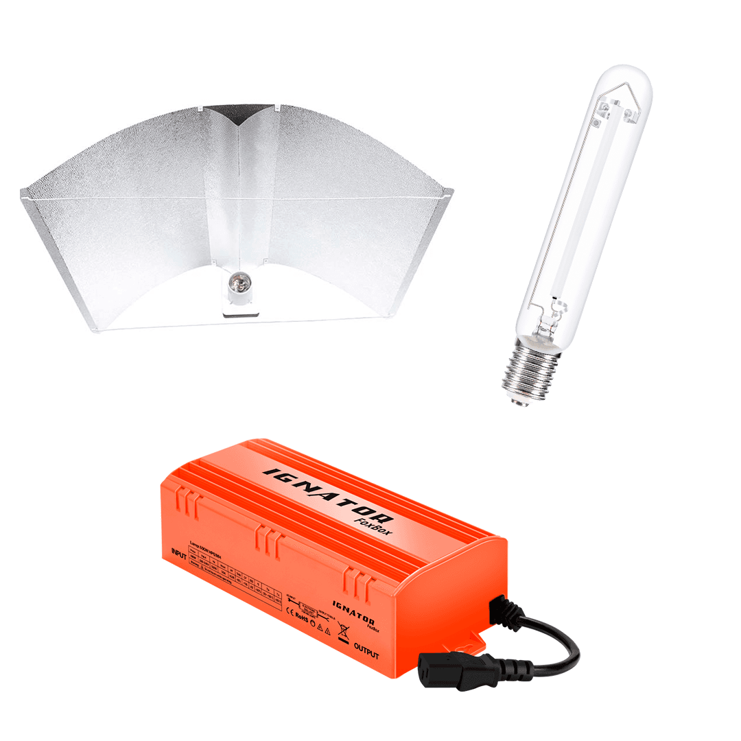 Kit 600W Ref. Pearl Pro XL + Ignator HPS + Ignator FoxBox Sin Dimer (Sin cable) Kit 600W Ref. Pearl Pro XL + Ignator HPS + Ignator FoxBox Sin Dimer (Sin cable)