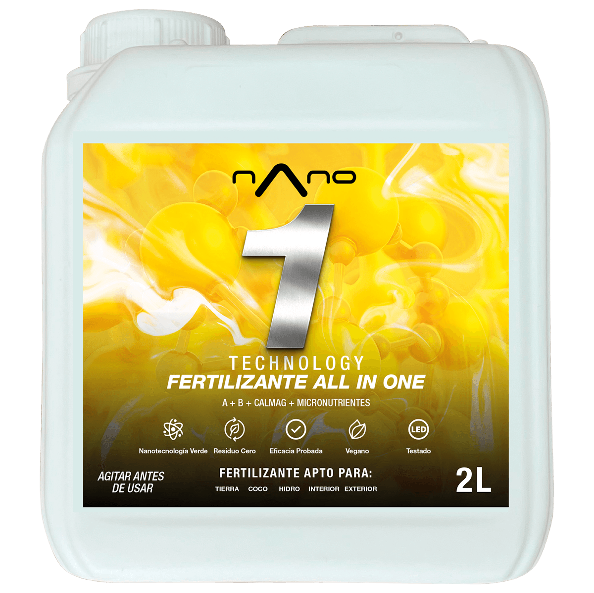 Nano 1 Fertilizante All in One para Crecimiento y Prefloración Nano 1 Fertilizante All in One para Crecimiento y Prefloración