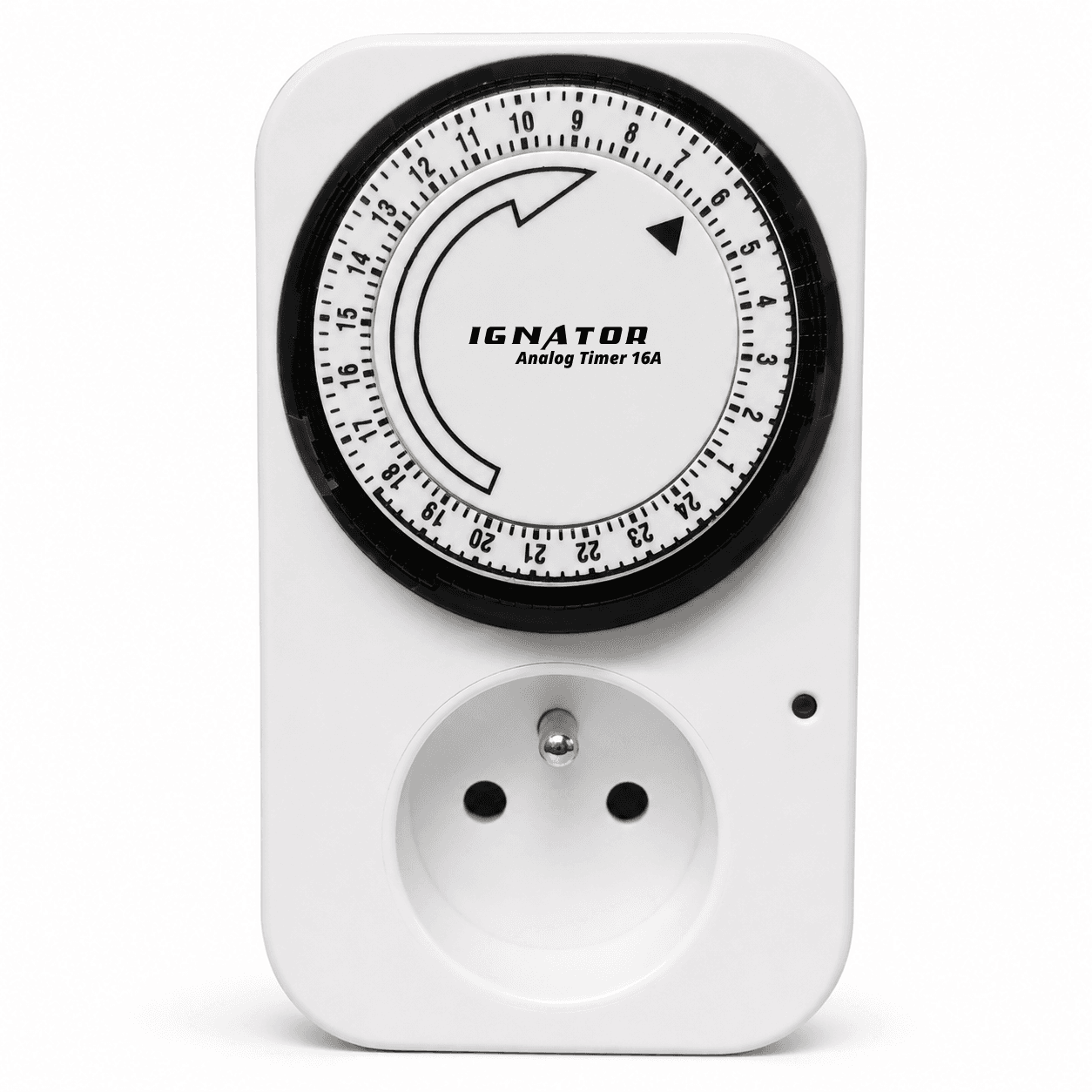 Temporizador Analógico 16A Ignator FR/CZ Type E Temporizador Analógico 16A Ignator FR/CZ Type E
