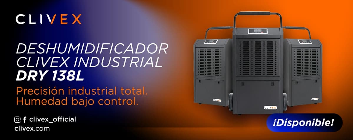 Deshumidificador 138L Clivex